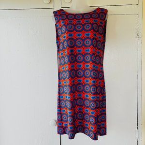 Tracy Negoshian Colorful Bohemian Midi Dress Size M